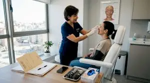Cita con el especialista para evaluar una posible rinoplastia